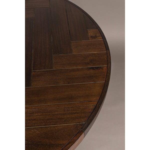 Кръгла маса за хранене в декор от акация ø 120 cm Class - Dutchbone-image-1