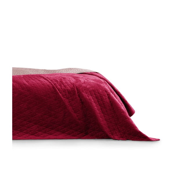 Червена покривка за легло Рубинено червено, 260 x 240 cm Laila - AmeliaHome