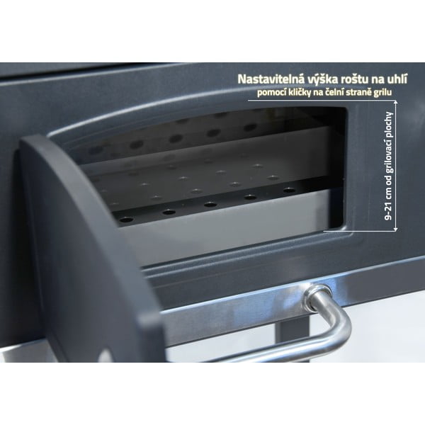 Royal грил на дървени въглища с чугунена решетка Royal Classic - Cattara-image-1