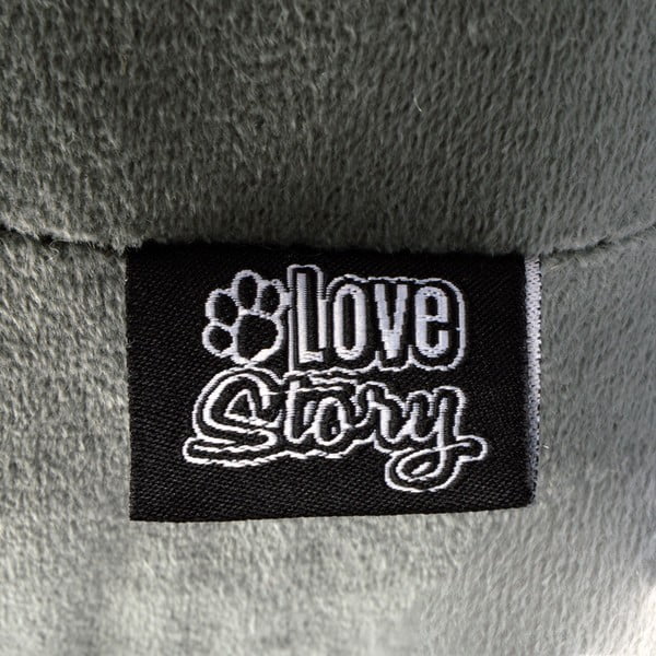 Тъмнозелено легло за котка тип палатка 38x35 cm – Love Story-image-2