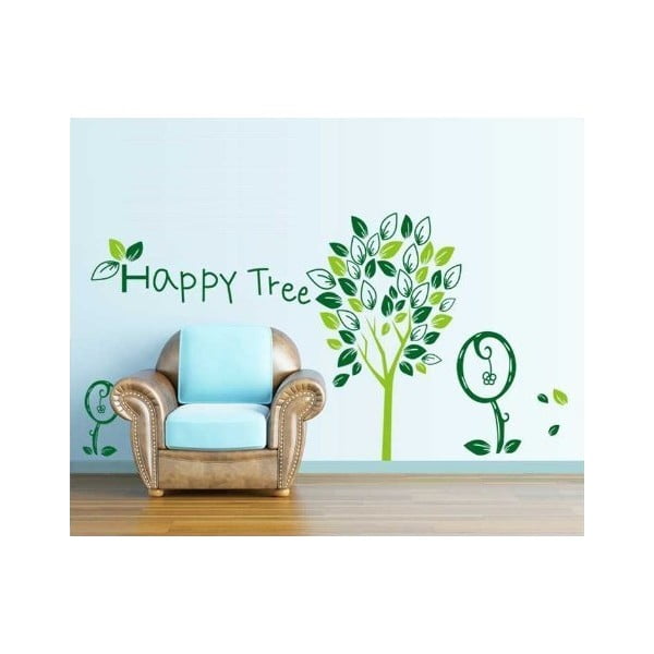 Samolepka na stěnu Happy Tree, 60x90 cm