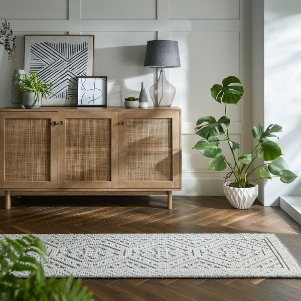 Сив миещ се килим 60x218 cm Verve Jaipur - Flair Rugs-image-1