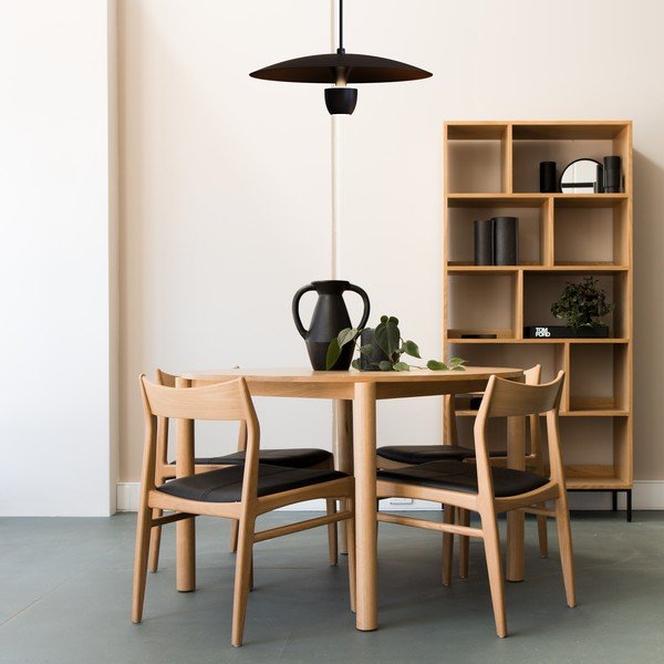 Черно висящо осветително тяло, височина 150 cm Poppins - SULION-image-1