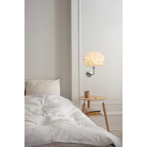 Метална стенна лампа без абажури в сребрист цвят Santé – UMAGE-image-1