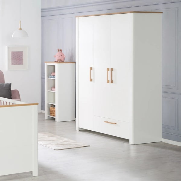 Бял детски гардероб 139x200 cm Ava - Roba-image-2