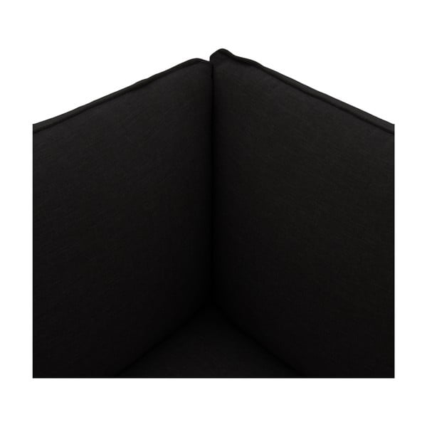 Tmavě hnědé křeslo Vivonita Cube, pravá strana-image-3