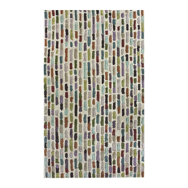 Vlněný koberec Multi Stripes, 152x244 cm