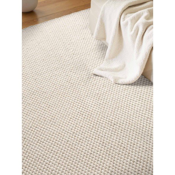 Кремав ръчно изработен вълнен килим 200x290 cm Lyon Beans – Elle Decoration-image-2