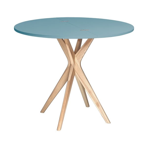 Кръгла сгъваема трапезна маса 45x90 cm Jubi – Ragaba-image-2