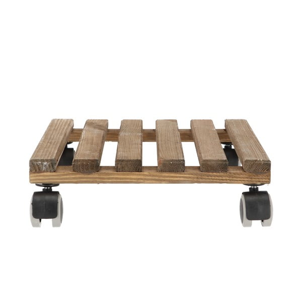 Кафява дървена подвижна подложка за саксии , 29 x 29 cm - Esschert Design-image-2