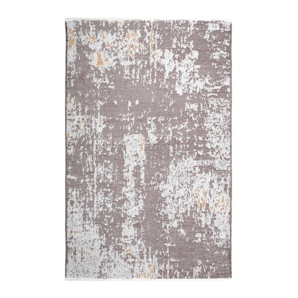 Oboustranný šedo-hnědý koberec Vitaus Dinah, 77 x 200 cm