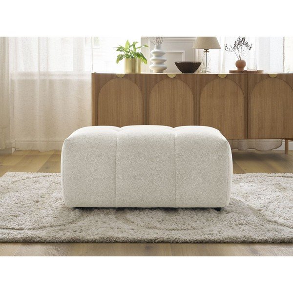 Бяла шенилова табуретка Roxelane – Bobochic Paris-image-4