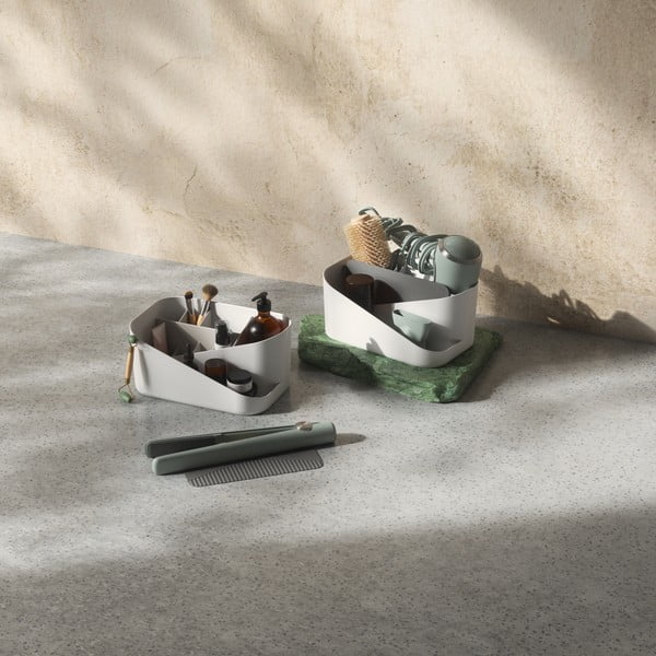 Бял пластмасов органайзер за козметика Glam – Umbra-image-4