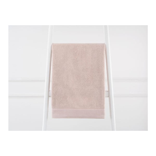 Светлорозова памучна кърпа Powder, 50 x 80 cm - Madame Coco