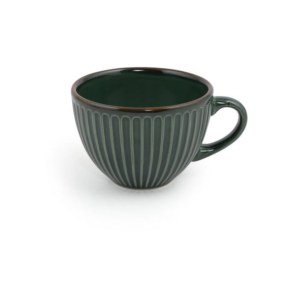 Тъмнозелени керамични чаши в комплект от 6 бр. 0,21 л - Hermia-image-3