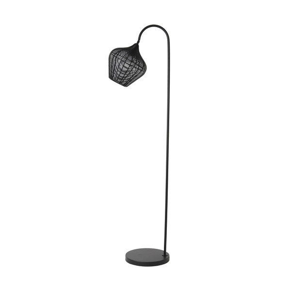 Черна подова лампа (височина 160 cm) Alvaro - Light & Living-image-3