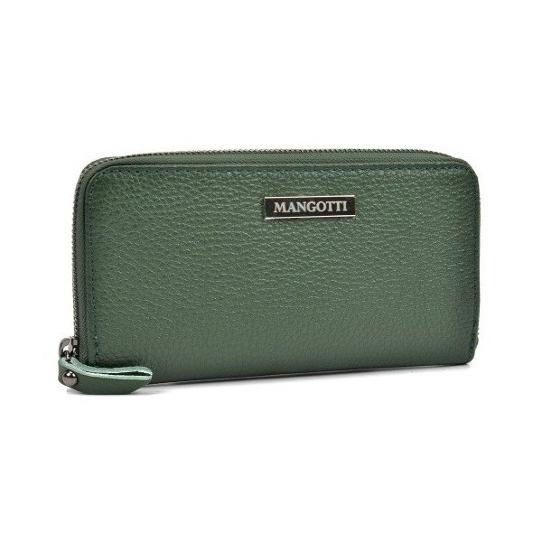 Зелена кожена чанта Mangotti Landallo - Mangotti Bags-image-3