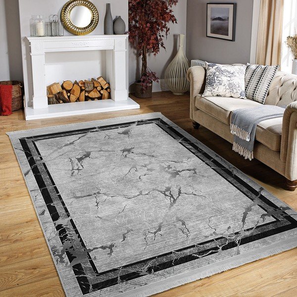 Сив килим 80x200 cm - Mila Home-image-4