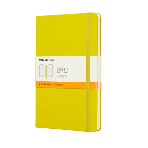 Жълта тетрадка с твърди корици, 192 страници - Moleskine