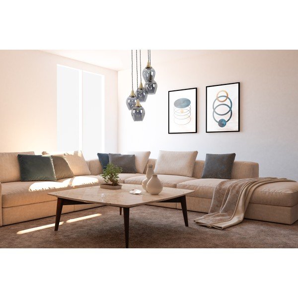 Висяща лампа със стъклен абажур ø 15 cm Marlo - Squid Lighting-image-1