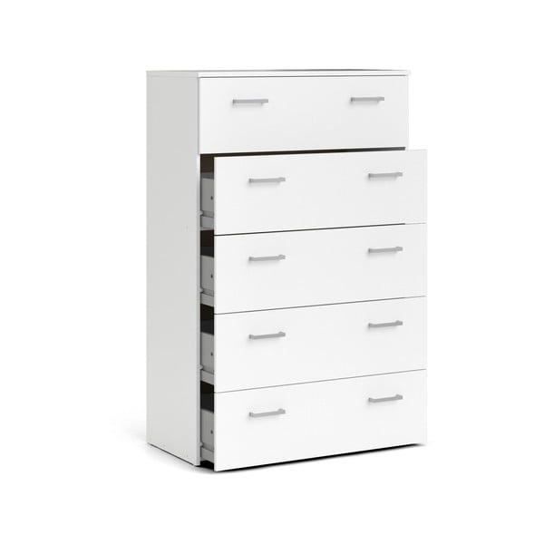 Бял висок скрин 74x115 cm Space – Tvilum-image-4