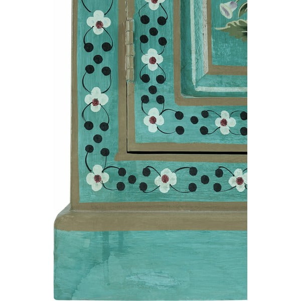 Зелено шкафче от масивно манго 87x152x38 cm Prem – Støraa-image-4