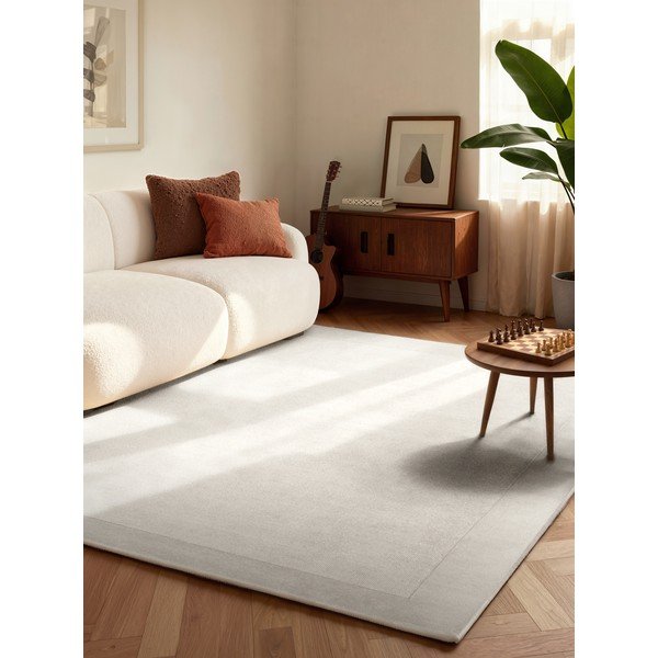 Кремав ръчно изработен килим със смес от вълна 200x300 cm Kari – Villeroy&Boch-image-1