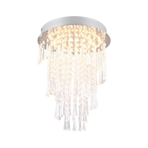 Светодиодна лампа за таван в сребристо ø 30 cm Pomp - Reality-image-1