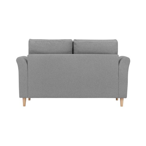 Сив двуместен диван Smooth - Kooko Home-image-4