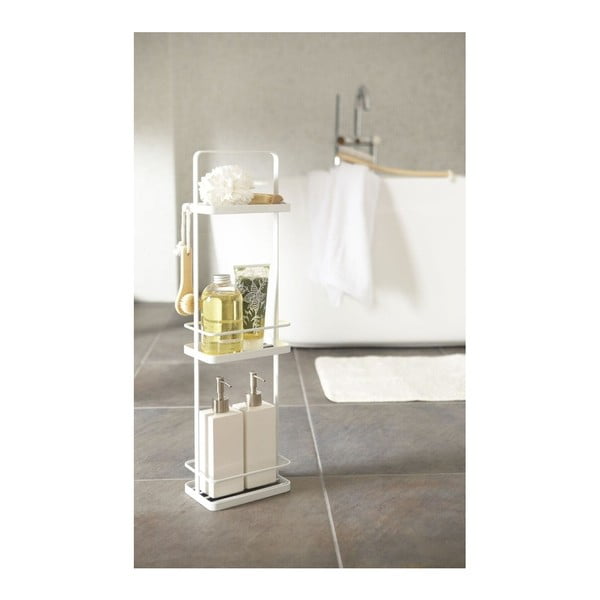 Бяла поставка за баня с 3 рафта Takamtsu - YAMAZAKI-image-1