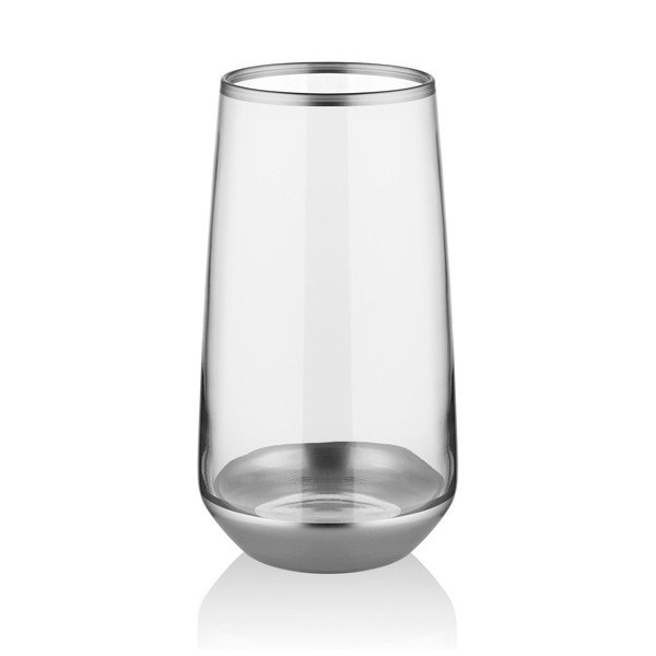 Комплект от 6 чаши Silver, 380 ml Glam - Mia