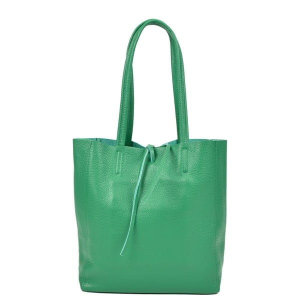 Зелена кожена чанта Mattia - Sofia Cardoni