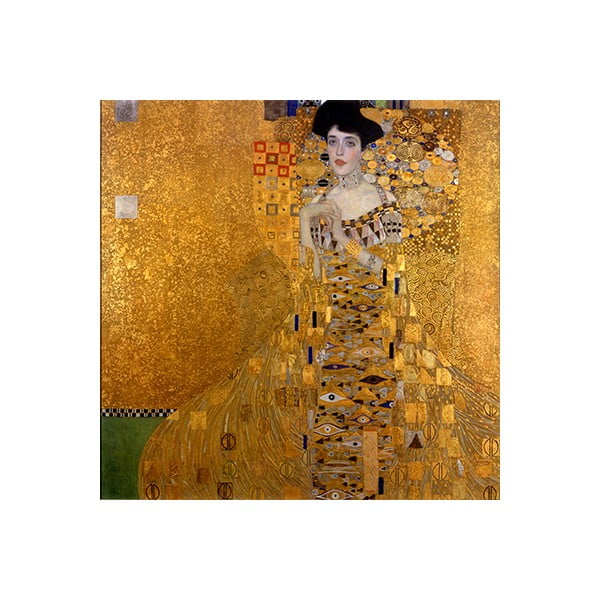 Reprodukce obrazu Gustav Klimt Adele Bloch-Bauer I, 30 x 30 cm
