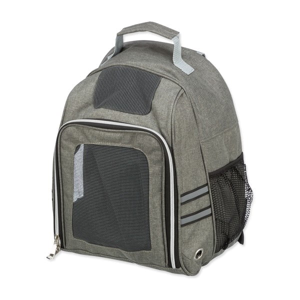 Сива раница за домашни любимци 26x38 cm Trixie Dan – Plaček Pet Products