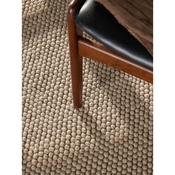 Ръчно изработен вълнен кръгъл килим в естествен цвят ø 200 cm Richmond Diana – Ted Baker-image-3