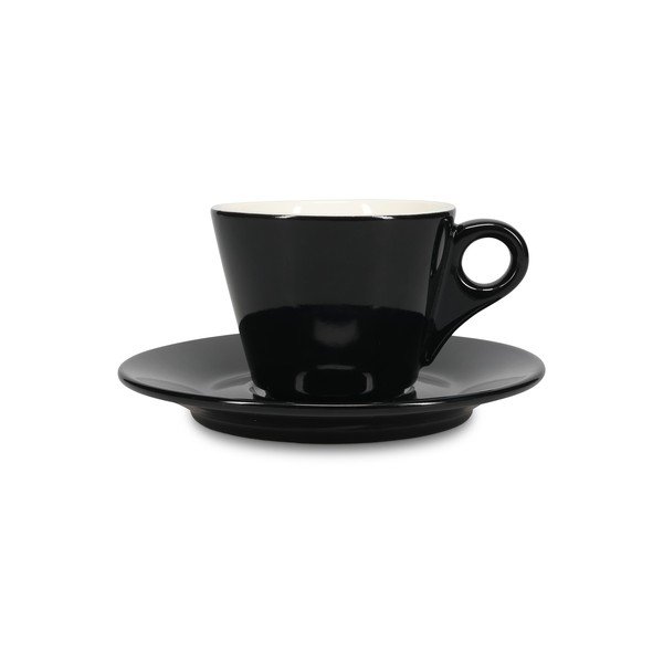 Черна порцеланова чинийка ø 15,5 cm Barista – BonBistro-image-4