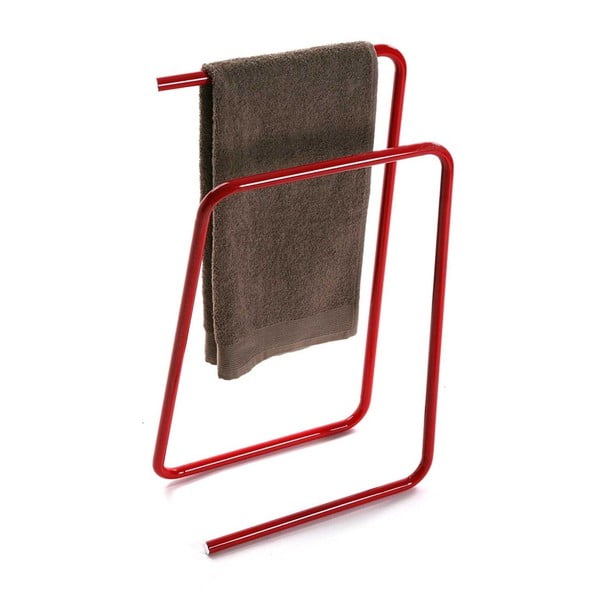 Червена метална стойка за кърпи Rojo - Versa
