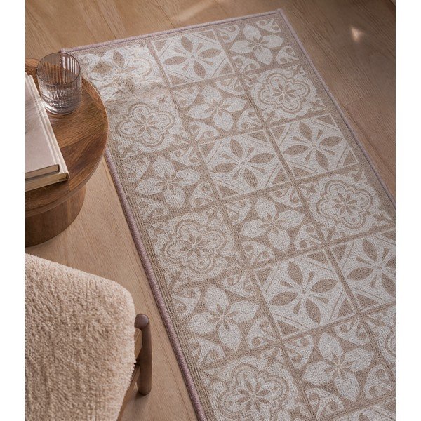 Бежова пътека подходяща за пране 50x120 cm Constantine – douceur d'intérieur-image-1