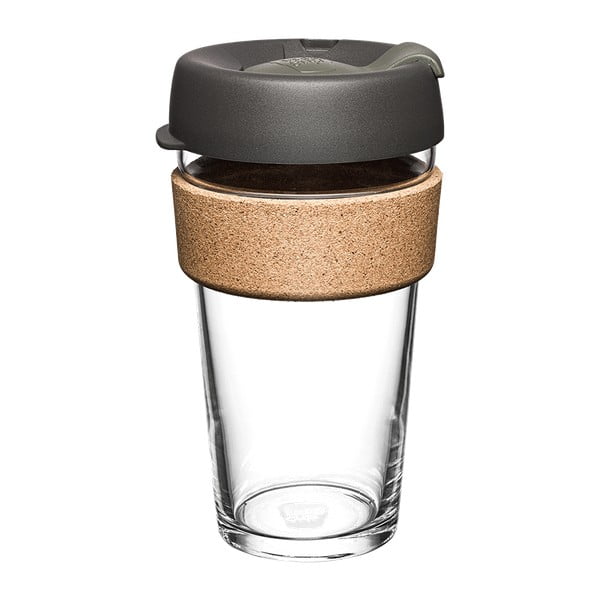 Черно-кафява чаша за път 454 ml Brew Cork Nitro L – KeepCup