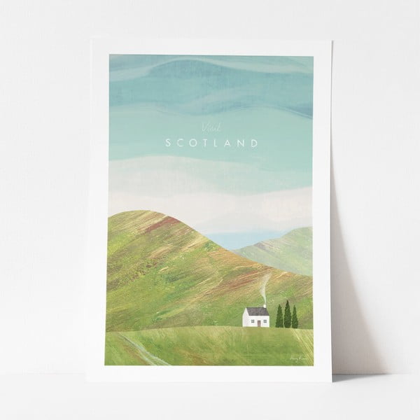 Плакат , 30 x 40 cm Scotland - Travelposter