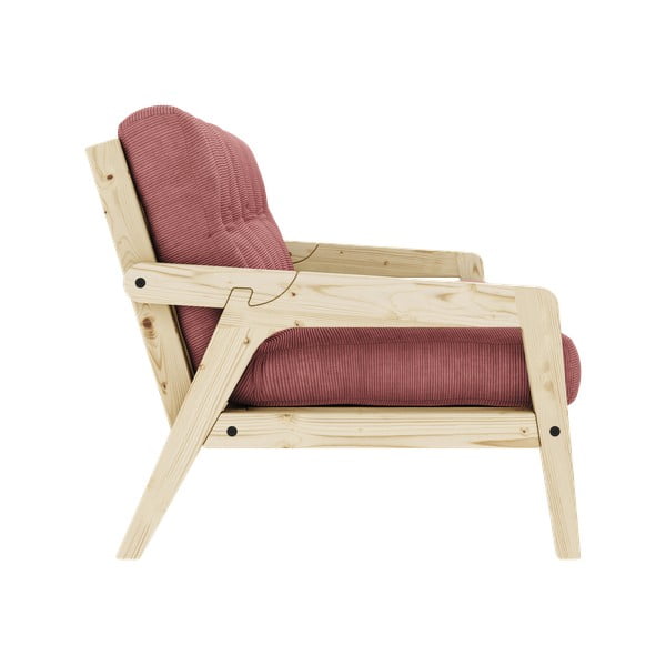 Розов разтегателен диван 204 cm Grab Clear - Karup Design-image-4