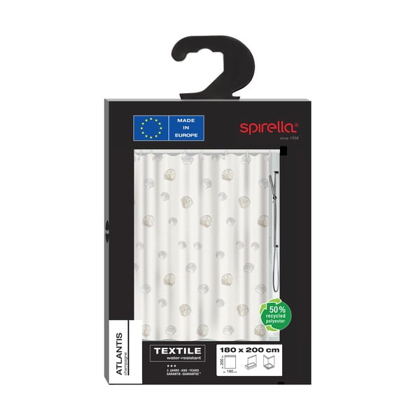 Завеса за душ 180x180 cm Atlantis – Spirella-image-3