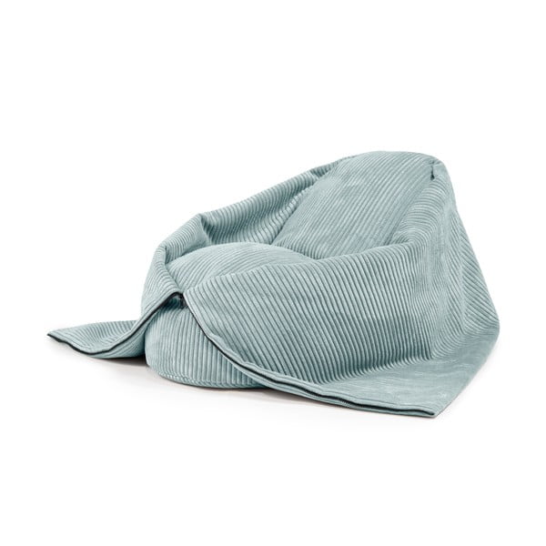 Детски пуф от рипсено кадифе в цвят мента Cocoon 100 – SLOWDOWN