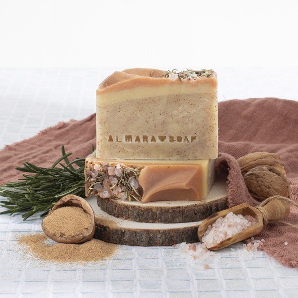 Ръчно изработен сапун Almara Peeling Wallnut - Almara Soap-image-1