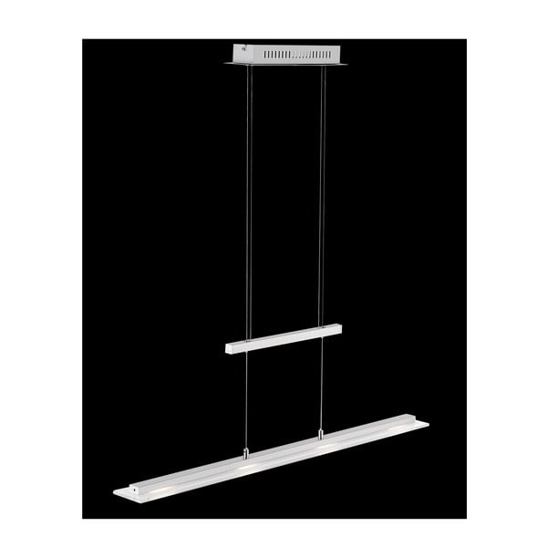 Метално LED затъмняващо се висящо осветително тяло в сребрист цвят Tenso – Fischer & Honsel-image-1