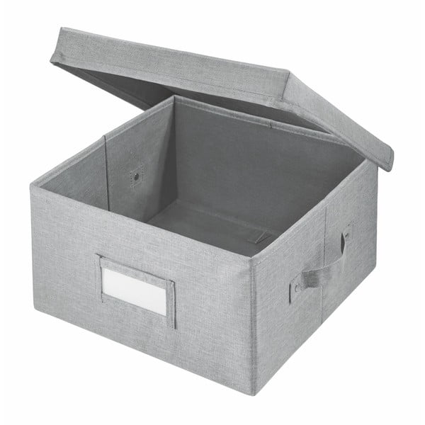 Сива кутия за съхранение Codi, 33 x 29,8 cm - iDesign