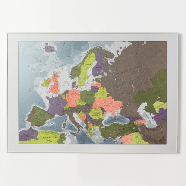 Карта на Европа в прозрачен калъф The Future Mapping Company Europe, 100 x 70 cm - THE FUTURE MAPPING COMPANY