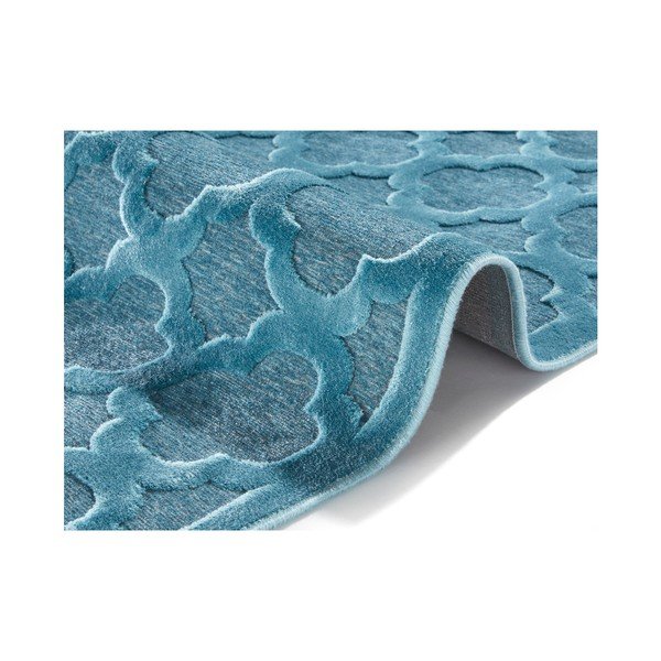 Син килим от вискоза , 80 x 125 cm Bryon - Mint Rugs-image-2