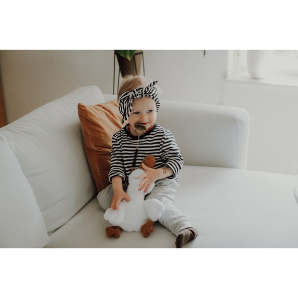 Бяла подложка за спане Goose - Malomi Kids-image-1