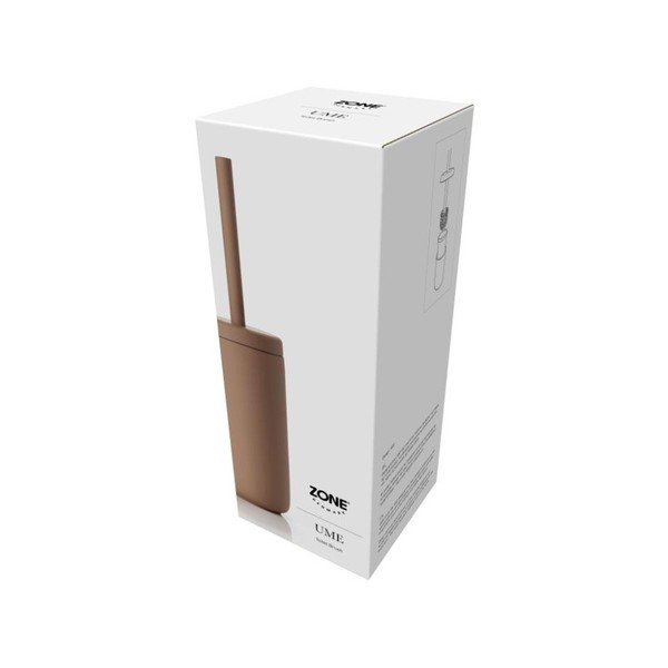 Кехлибаренокафява керамична четка за тоалетна Ume Amber - Zone-image-1